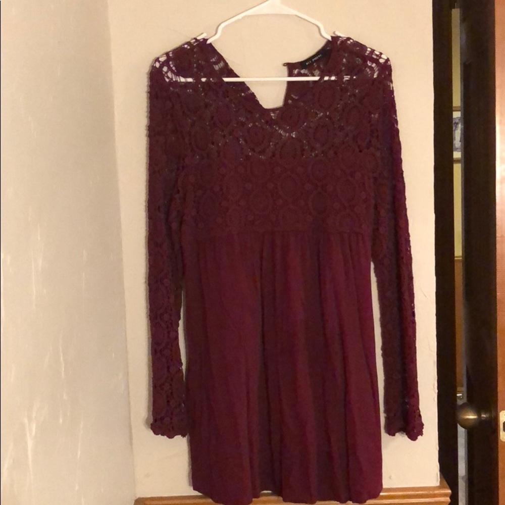 Maroon Dress